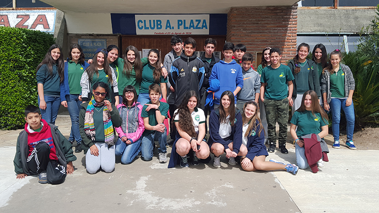 Día del estudiante. Intercambio con el Colegio Willow de Salinas, Canelones.