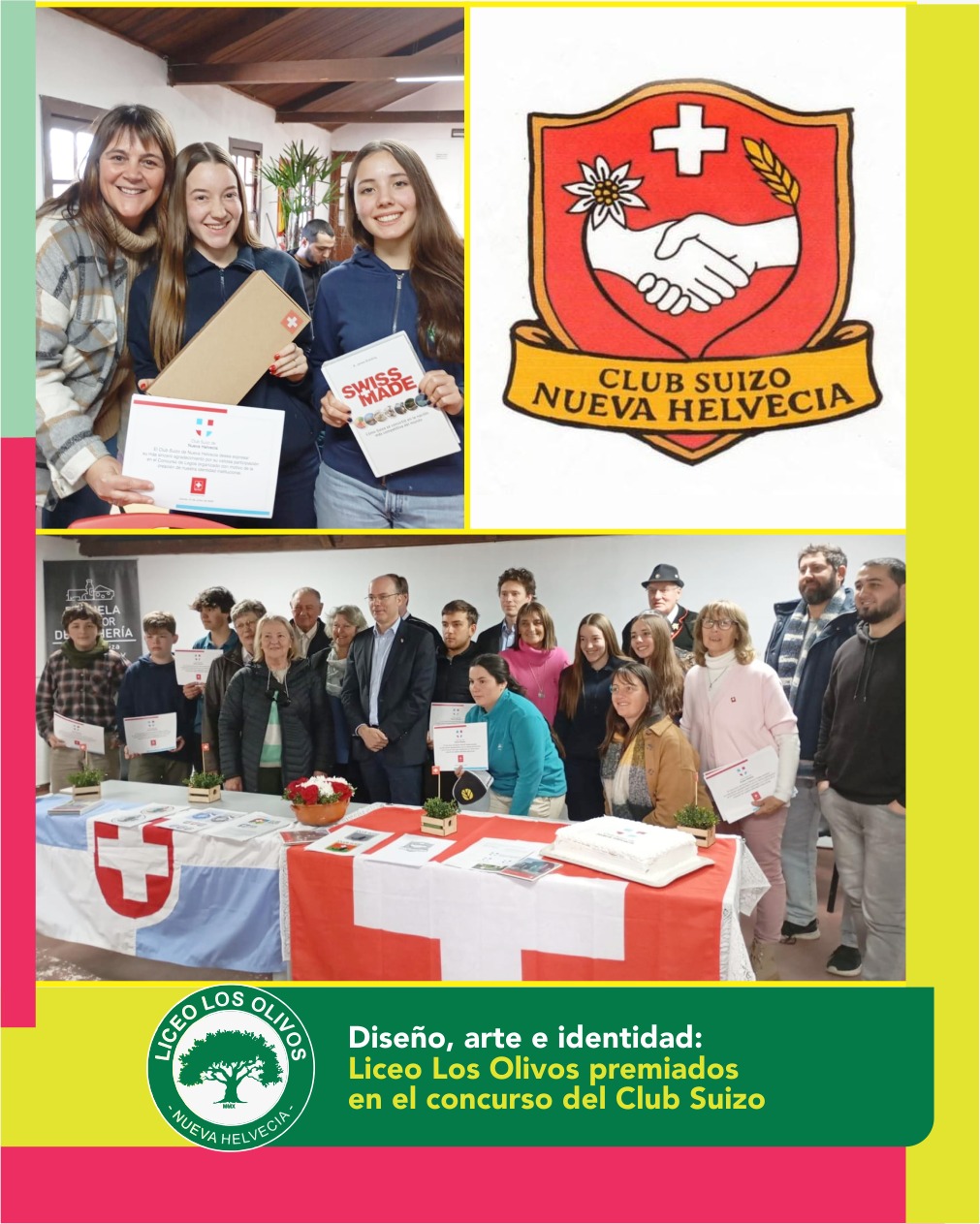 Premio para el Liceo Los Olivos en Concurso del Club Suizo